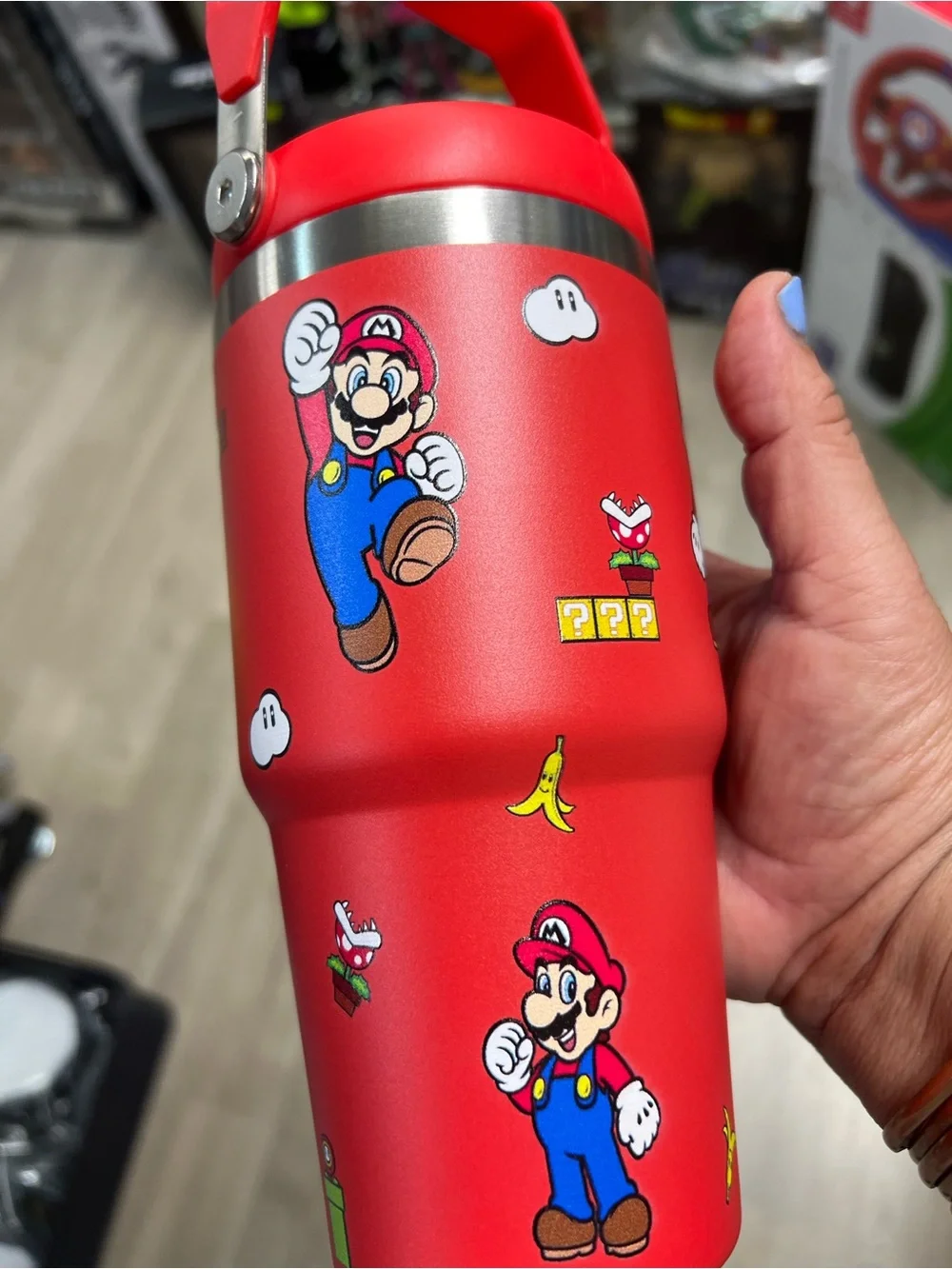 Stanley Super Mario 'Super Birthday Boy' Red Travel Tumbler
